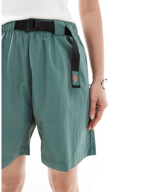 Dickies Green Jackson Tech Nylon Tape Belt Shorts