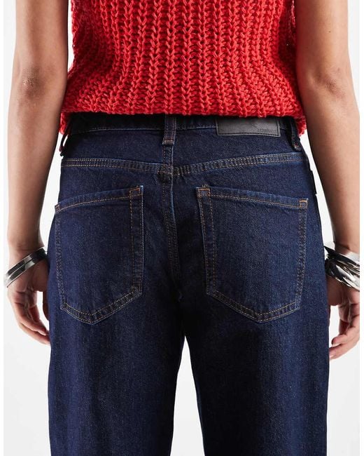 ASOS Red Asos Design Petite Comfort Stretch Straight Leg Jean