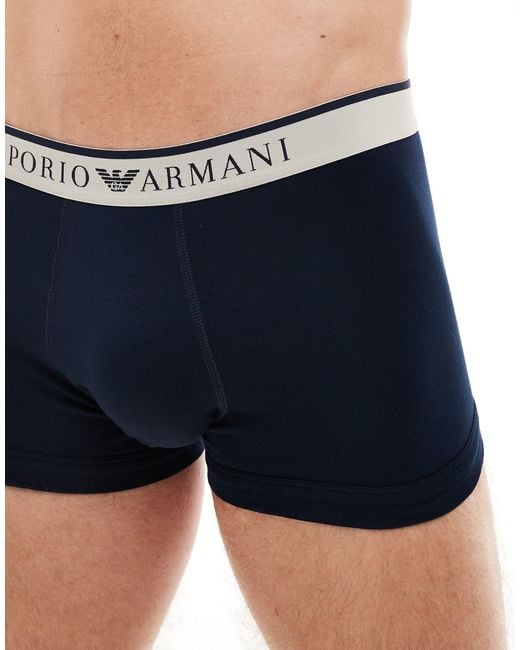 Emporio Armani – bodywear – 2er-pack unterhosen in Pink für Herren