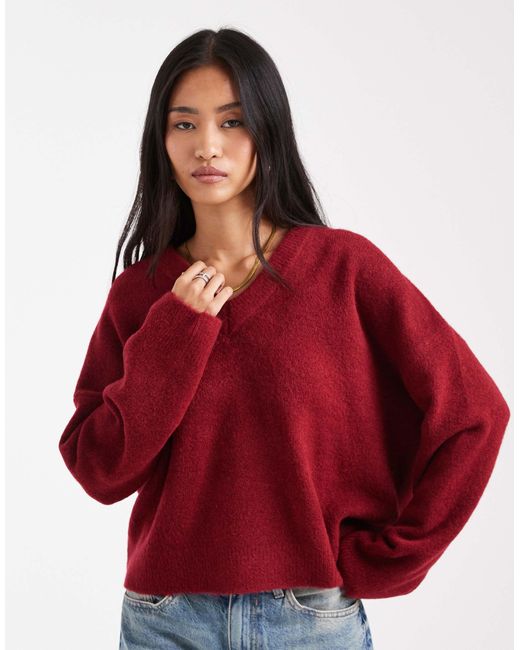 ASOS Red – kastiger strickpullover