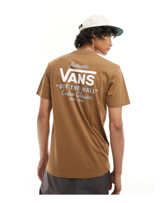 Holder classic - t-shirt imprimé au dos - marron Vans pour homme en coloris Brown