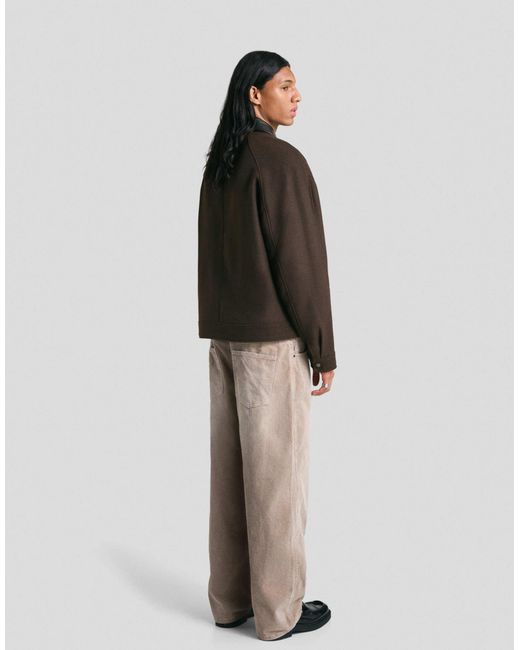 Bershka – jacke in Brown für Herren