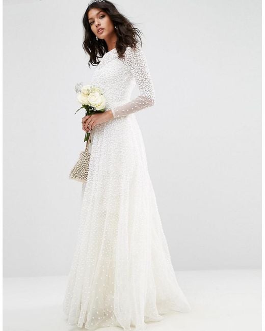 Asos white maxi dress sales