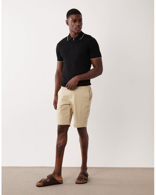 Mango Natural Chino Shorts for men