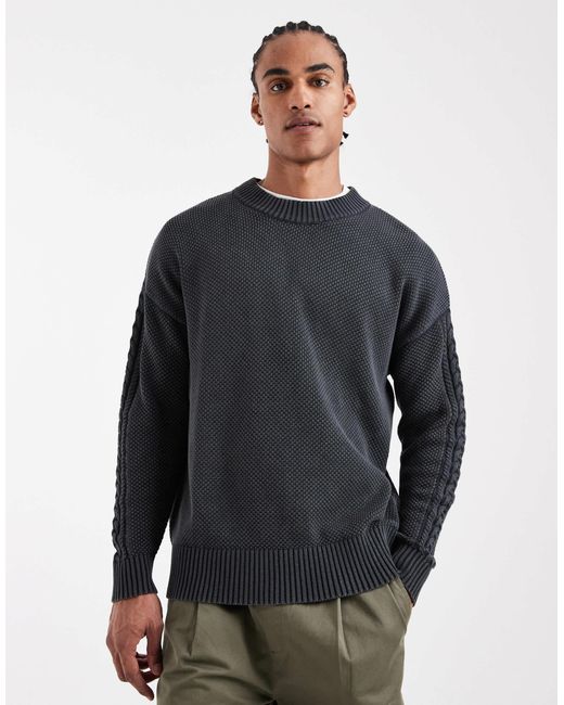 Pull ras Collusion en coloris Blue