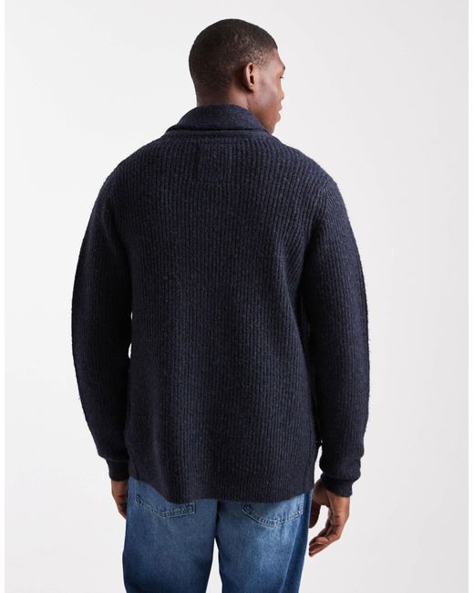 Threadbare – strickjacke in Blue für Herren