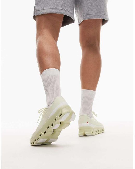On Shoes White Cloudmster Void Running Trainers for men