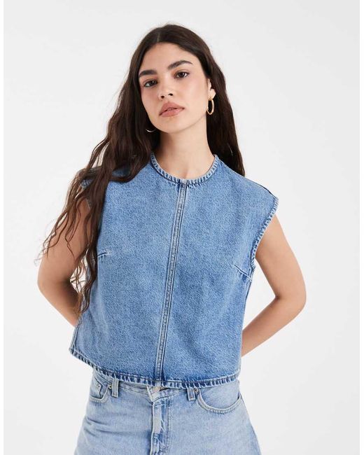 Levi's Blue Denim T-Shirt