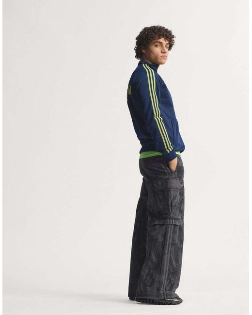 Adidas Originals Blue Colombia National Team Originals Full-Zip Track Jacket for men