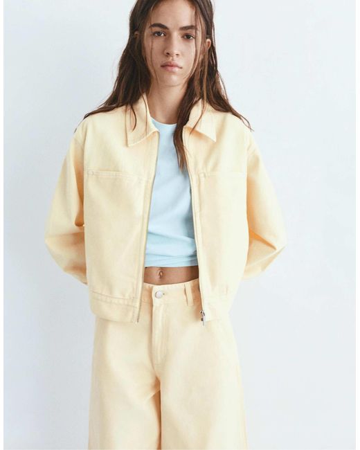Veste style utilitaire Pull&Bear en coloris White
