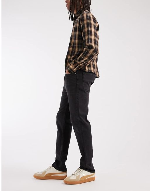 ASOS Black Stretch Slim Jeans for men