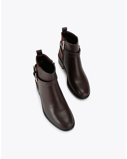 KG by Kurt Geiger Black Helen Low Ankle Boots