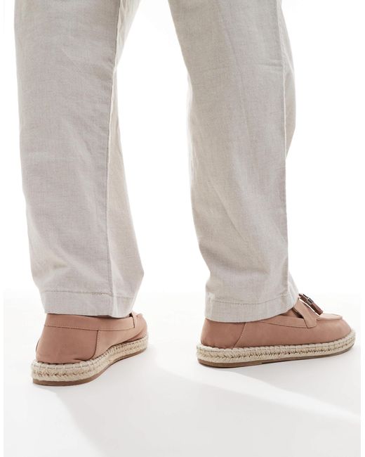 Mocassins style espadrilles à glands - noir ASOS pour homme en coloris Gray