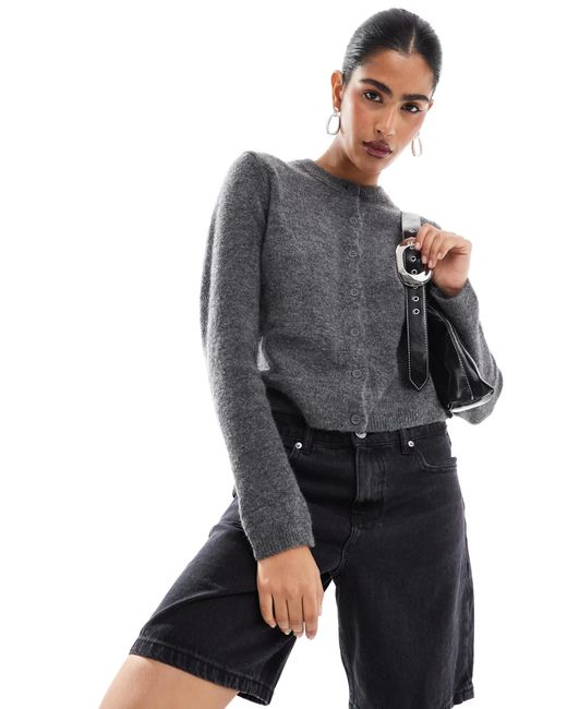 Stradivarius Gray – strickjacke