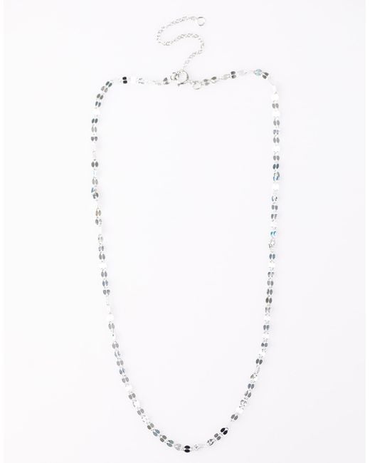 Lovisa White – collier-kette aus sterling mit spiegeldesign