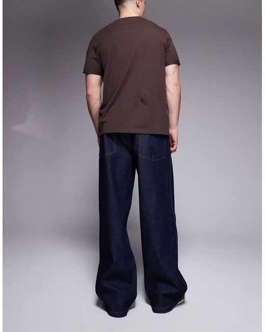 Vaqueros Muy Holgados Con De -Azul ASOS de hombre de color Blue