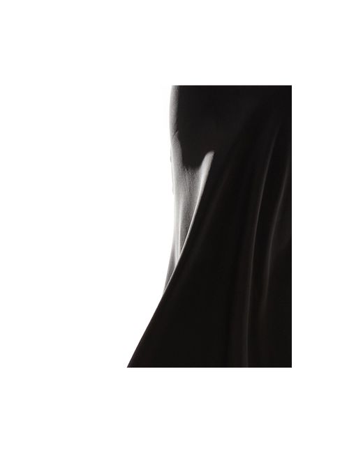Falda midi negra con detalle & Other Stories de color White