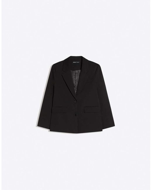 Bershka Black Basic Blazer