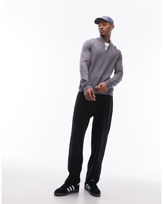 Topman – essentials – pullover in Gray für Herren