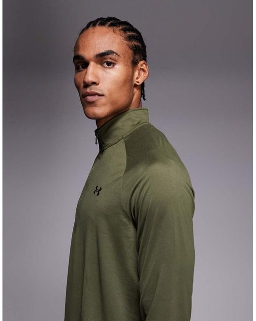 Under Armour Green Tech 2.0 Half-zip Top for men