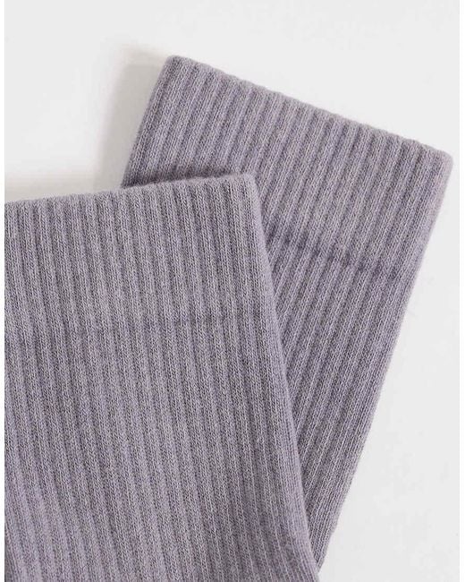 4505 Natural Icon 2 Pack Non Slip Grip Pilates Crew Socks