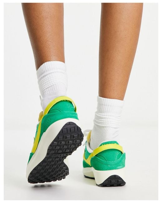 Nike Waffle Debut Vintage Trainers in Green Lyst UK