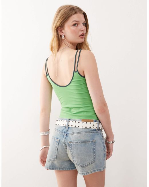 Weekday Green – trägertop