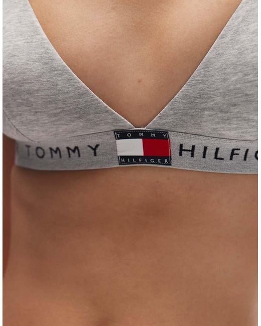Tommy Hilfiger Brown Heritage Triangle Bra