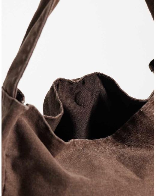 ASOS Brown Canvas Tote Bag