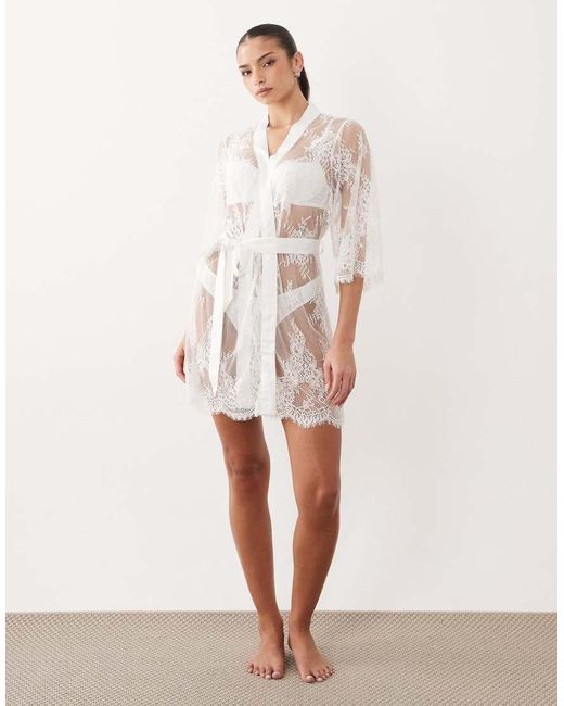 Ann Summers Natural Bridal Availing Robe