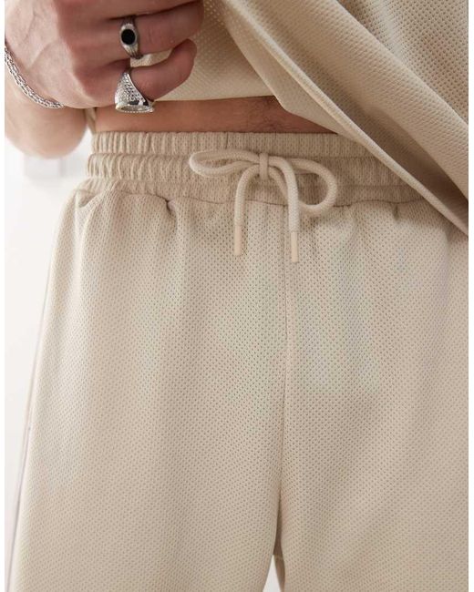 Umbro White Panelled Mesh Shorts for men
