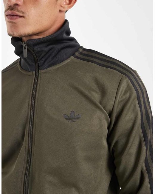 Adidas Originals Brown Classic Track Top for men