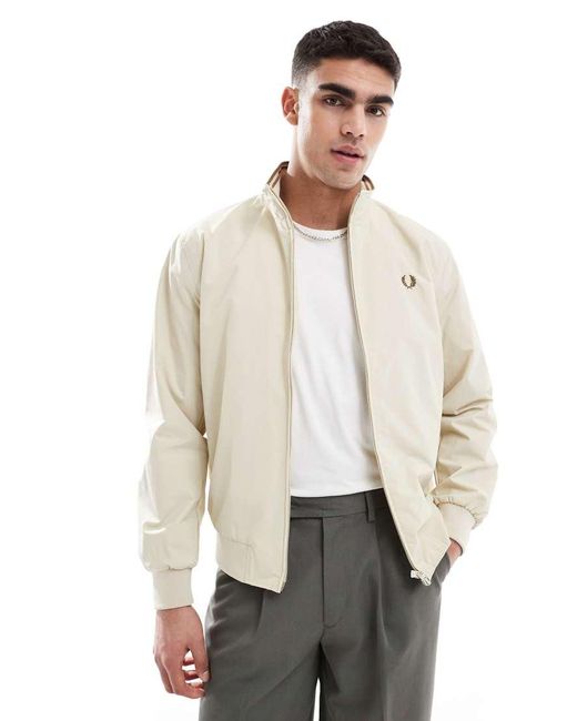 Chaqueta Claro Brentham De -Neutro Fred Perry de hombre de color Natural