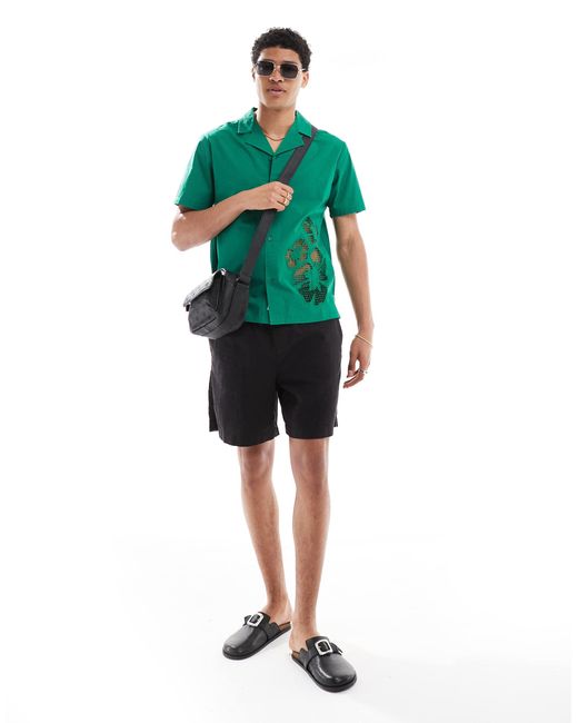 Native Youth – hemd in Green für Herren