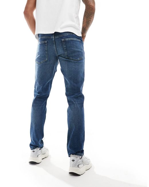 ASOS Blue Slim Fit Jeans for men