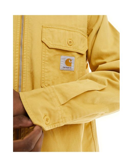 Rainer - surchemise - jaune Carhartt pour homme en coloris Metallic