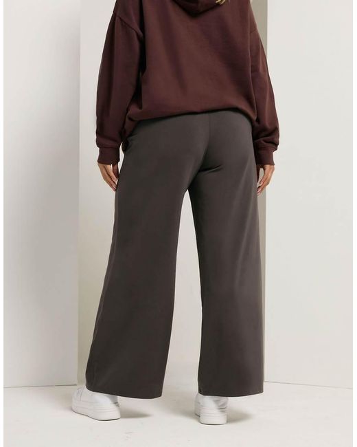 Yours Clothing Black Wide Leg Leggings