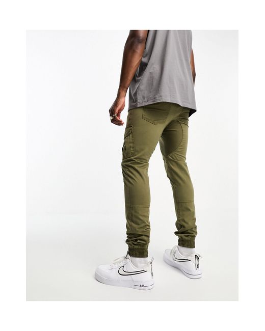 Tall - pantalon cargo - kaki Another Influence pour homme en coloris Green