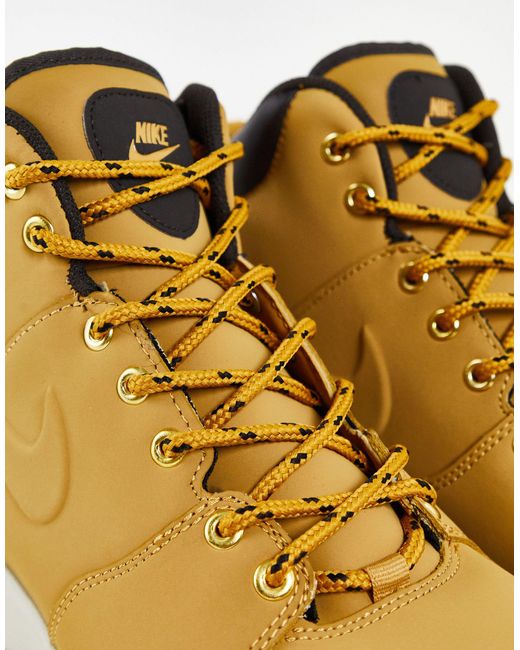 Nike Manoa Leather Boots in Brown for 