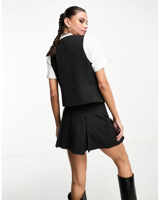 ASOS Oversized Waistcoat in Black Lyst