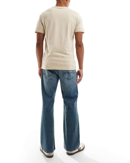 Hollister Blue Bootcut Jean for men