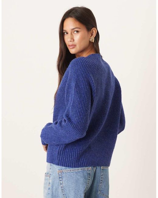 Cardigan di Threadbare in Blue