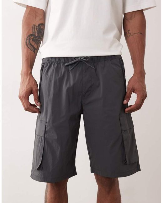 Jack & Jones Natural Technical Cargo Shorts for men