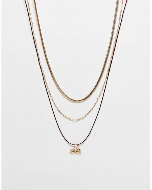 ASOS White – halsketten mit verschiedenen designs aus cord und