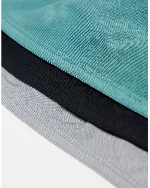 Calvin Klein Gray Modern Cotton Stretch Thongs 3 Pack for men