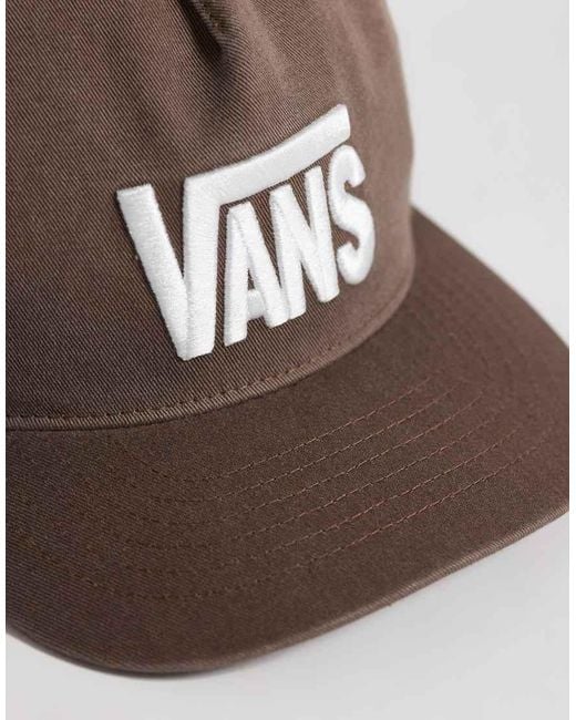 Vans Brown Stretch Logo Snapback