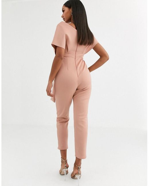 asos beige jumpsuit