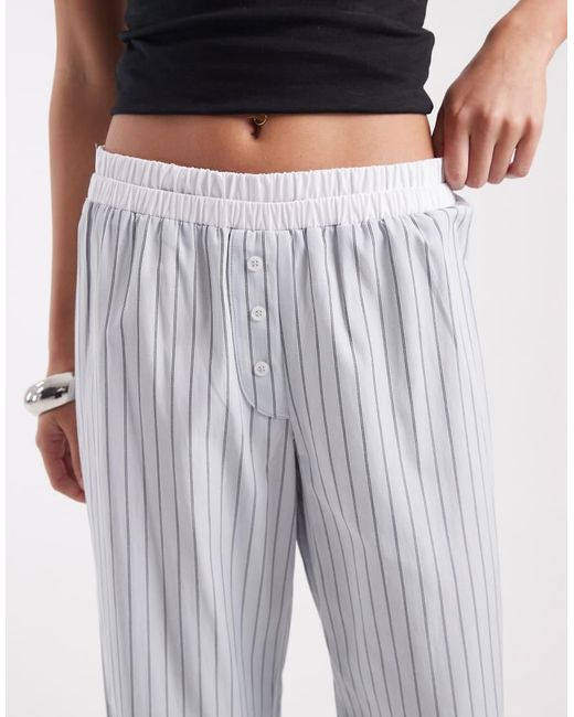 ASOS Multicolor Boxer Waistband Wide Leg Trouser Co Ord