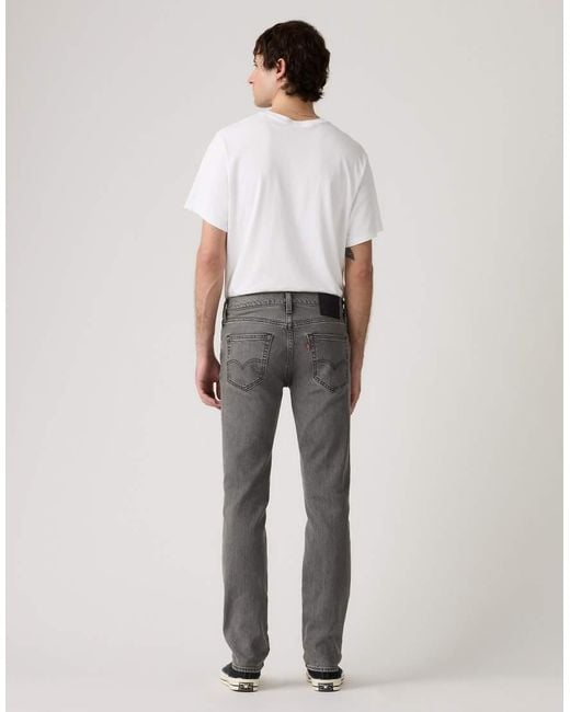 Levi's White 511 Slim Jeans for men