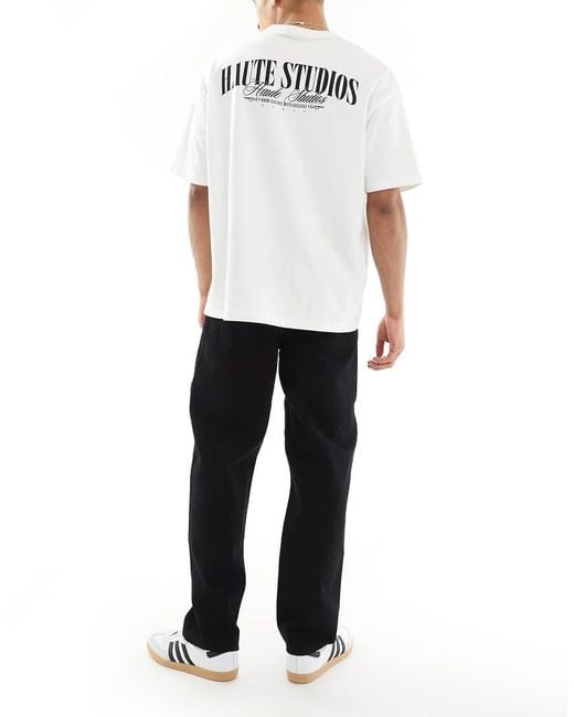 ASOS Black baggy Jeans for men